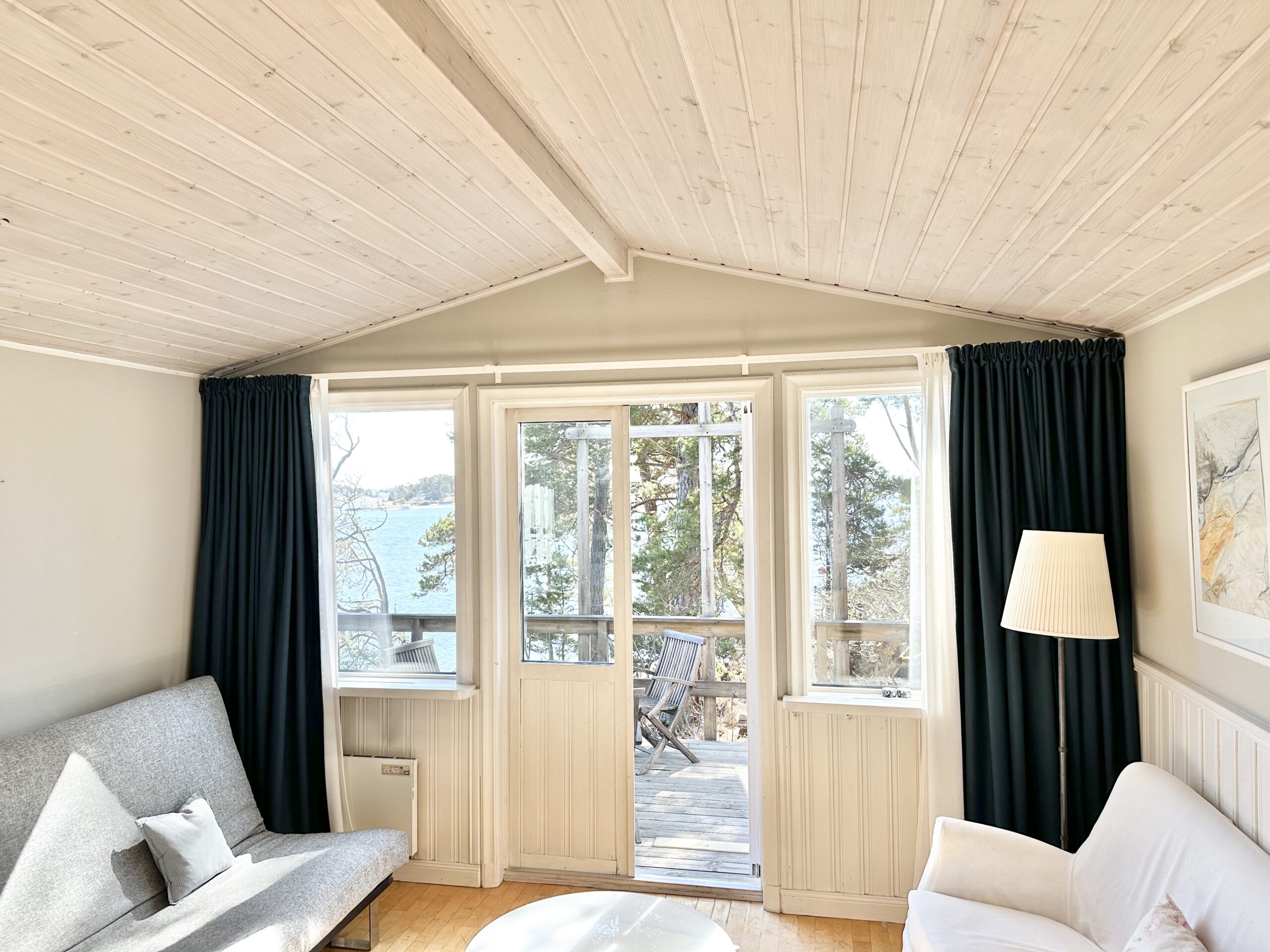 Vue depuis le salon de Gråmössa