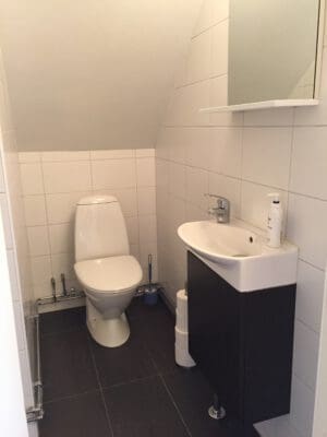 Badrum förstugans ovanvaning