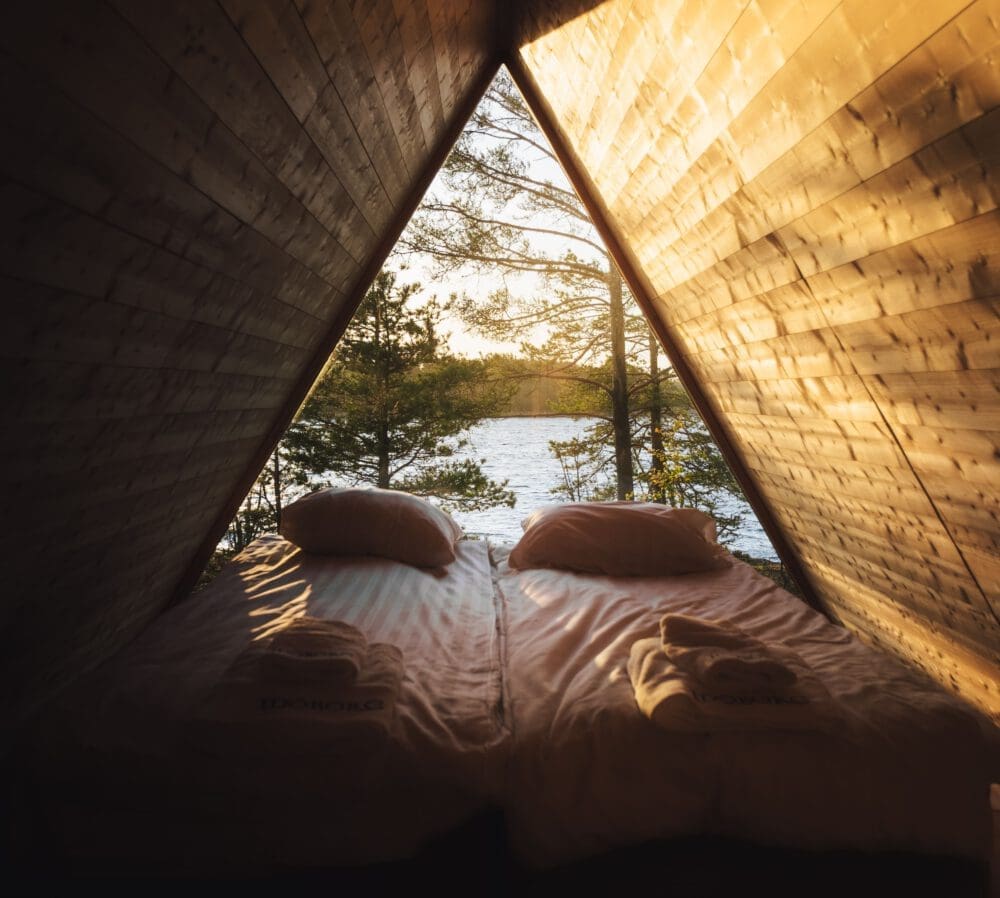 Glamping på Idöborg i Stockholms skärgård