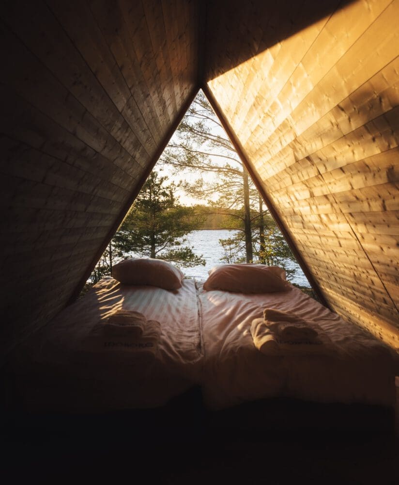 Glamping at Idöborg in the Stockholm archipelago