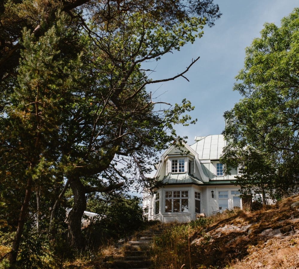 Vita Villan på Idöborg i Stockholms skärgård