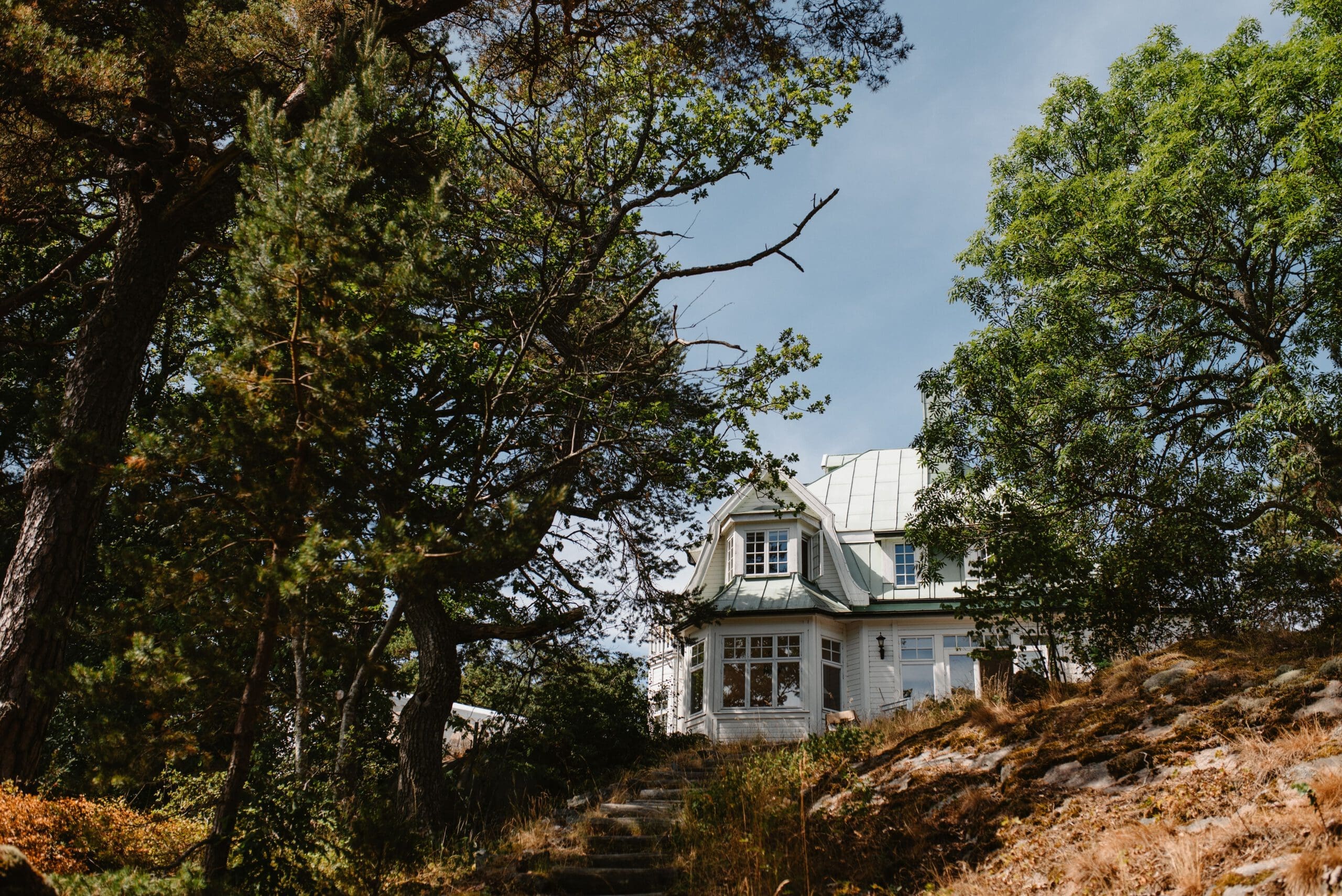 Vita Villan Idöborg, dans l'archipel de Stockholm
