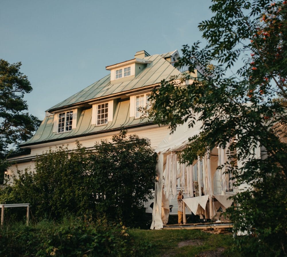 Vita Villan på Idöborg i Stockholms skärgård