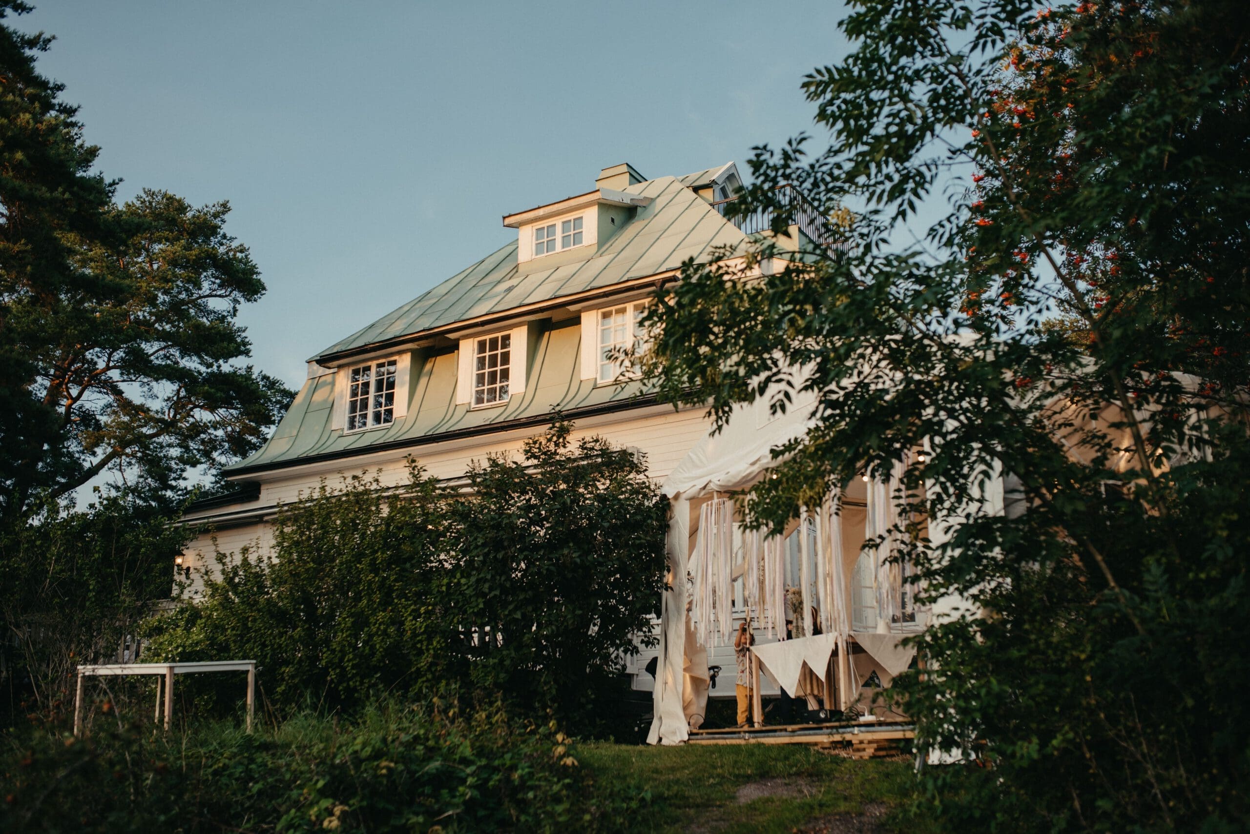 Vita Villan Idöborg, dans l'archipel de Stockholm