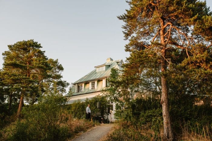 Vita Villan på Idöborg i Stockholms skärgård