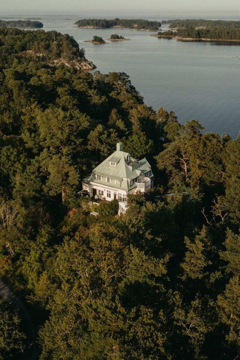 Vita Villan på Idöborg i Stockholms skärgård