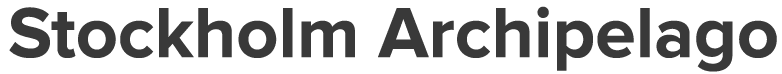 Logo: Stockholm archipelago