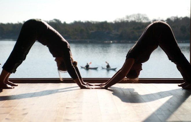 Yoga på Idöborg i Stockholms skärgård