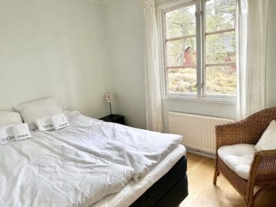 Dubbelsäng I Villa Ekbacken på Idöborg