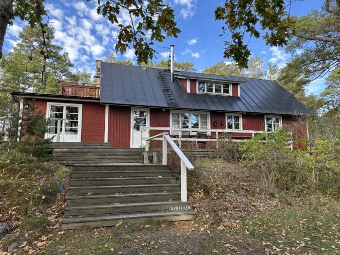 Villa ekbacken på Idöborg i Stockholms skärgård