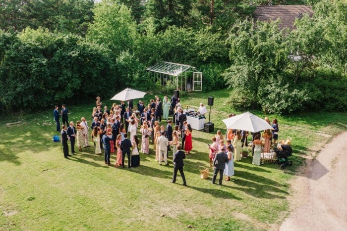 Garden party på Idöborg