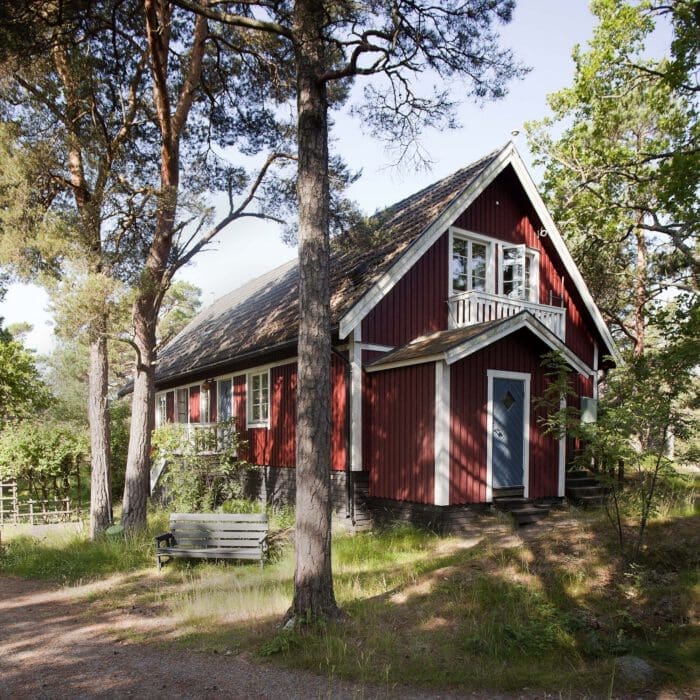 villa Solnedgangen på Idöborg i stockholms skärgård