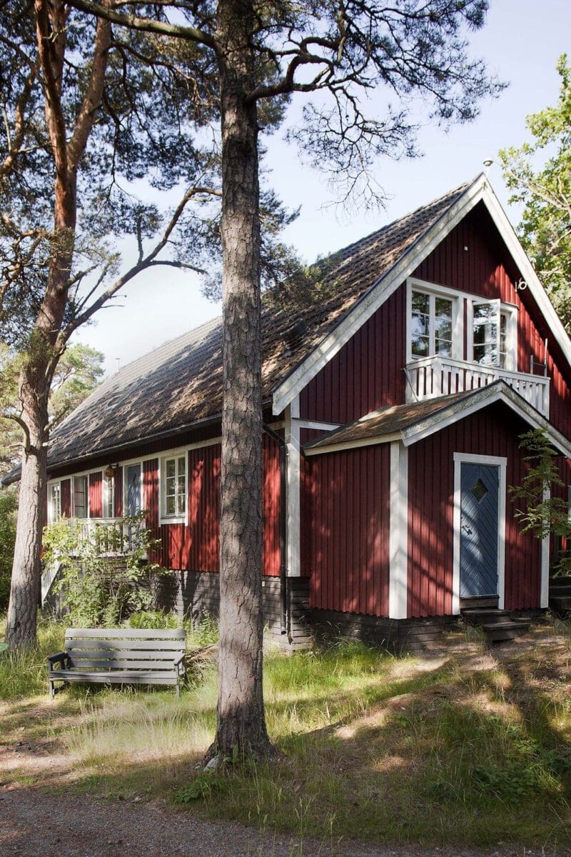 villa Solnedgangen på Idöborg i stockholms skärgård